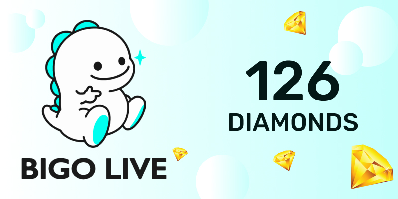 Bigo Live 126 Diamonds