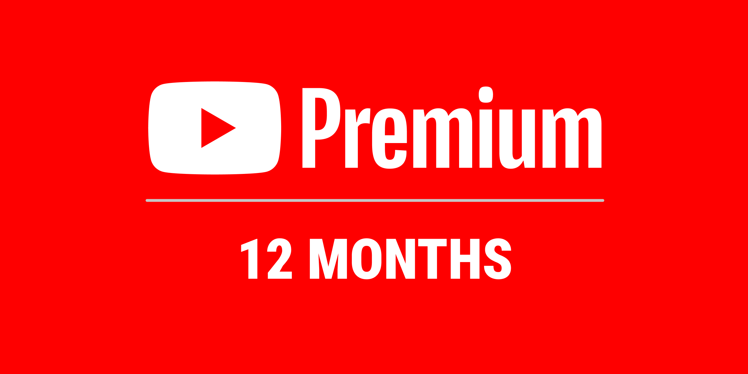 Youtube Premium 12 Months