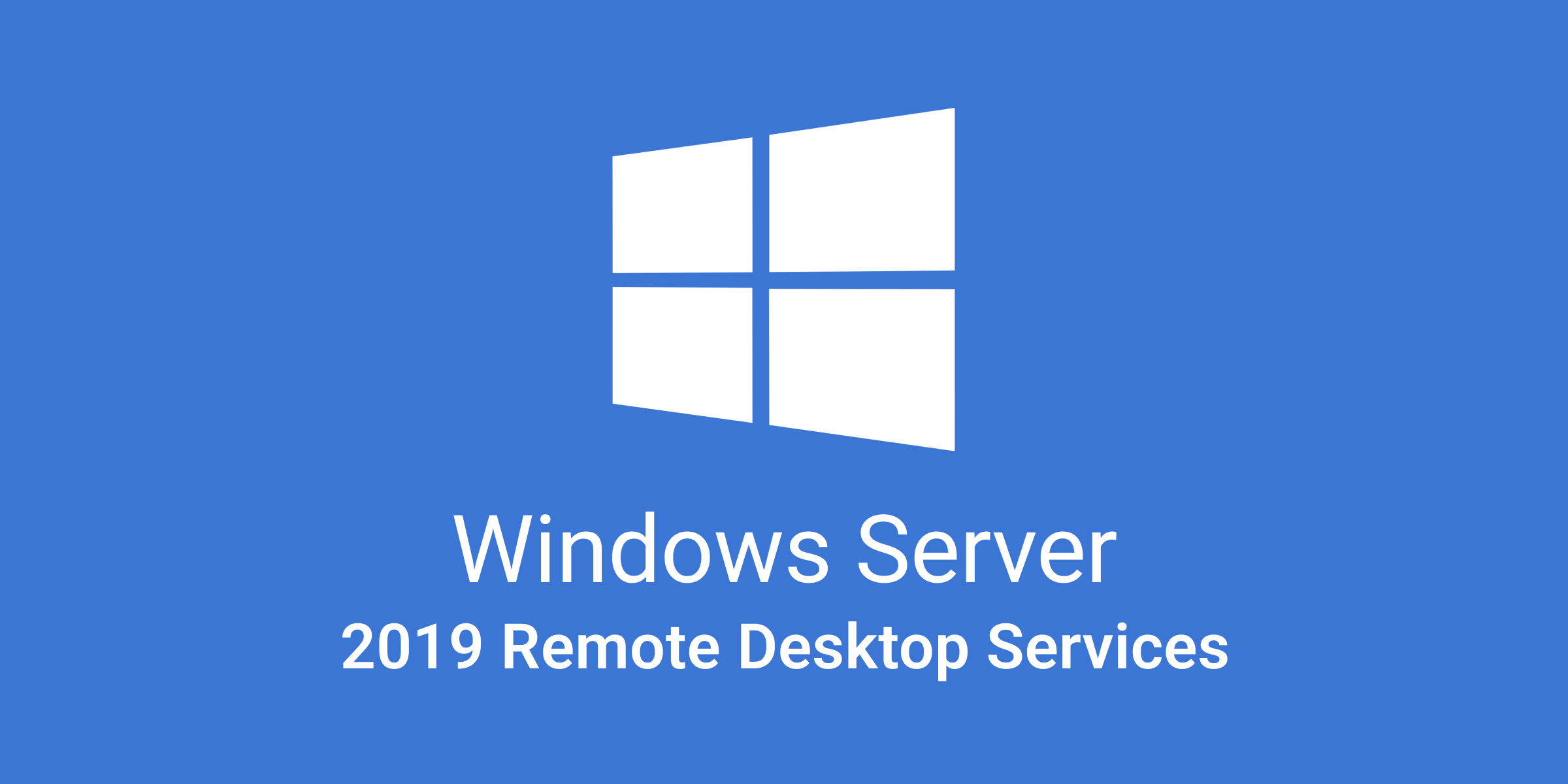 Windows Server 2019 Remote Desktop Services