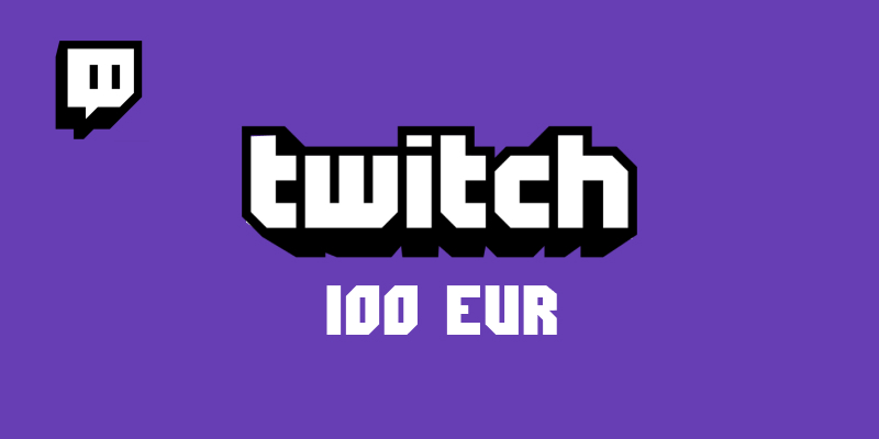 Twitch Gift Card 100 EUR