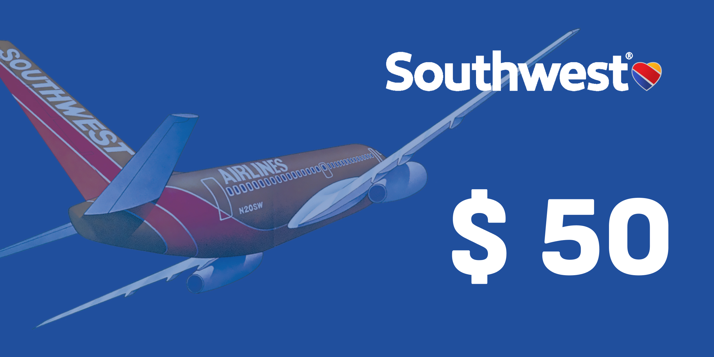 Southwest Gift Card 50 USD