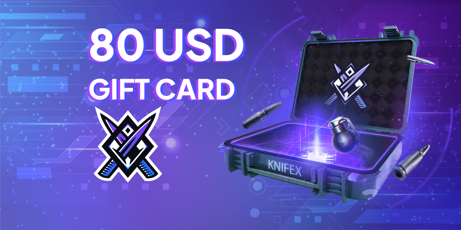 Knifex Gift Card 80 USD