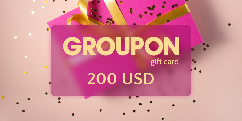 Groupon Gift Card 200 USD
