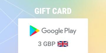 購入 Google Play Gift Card 3 GBP