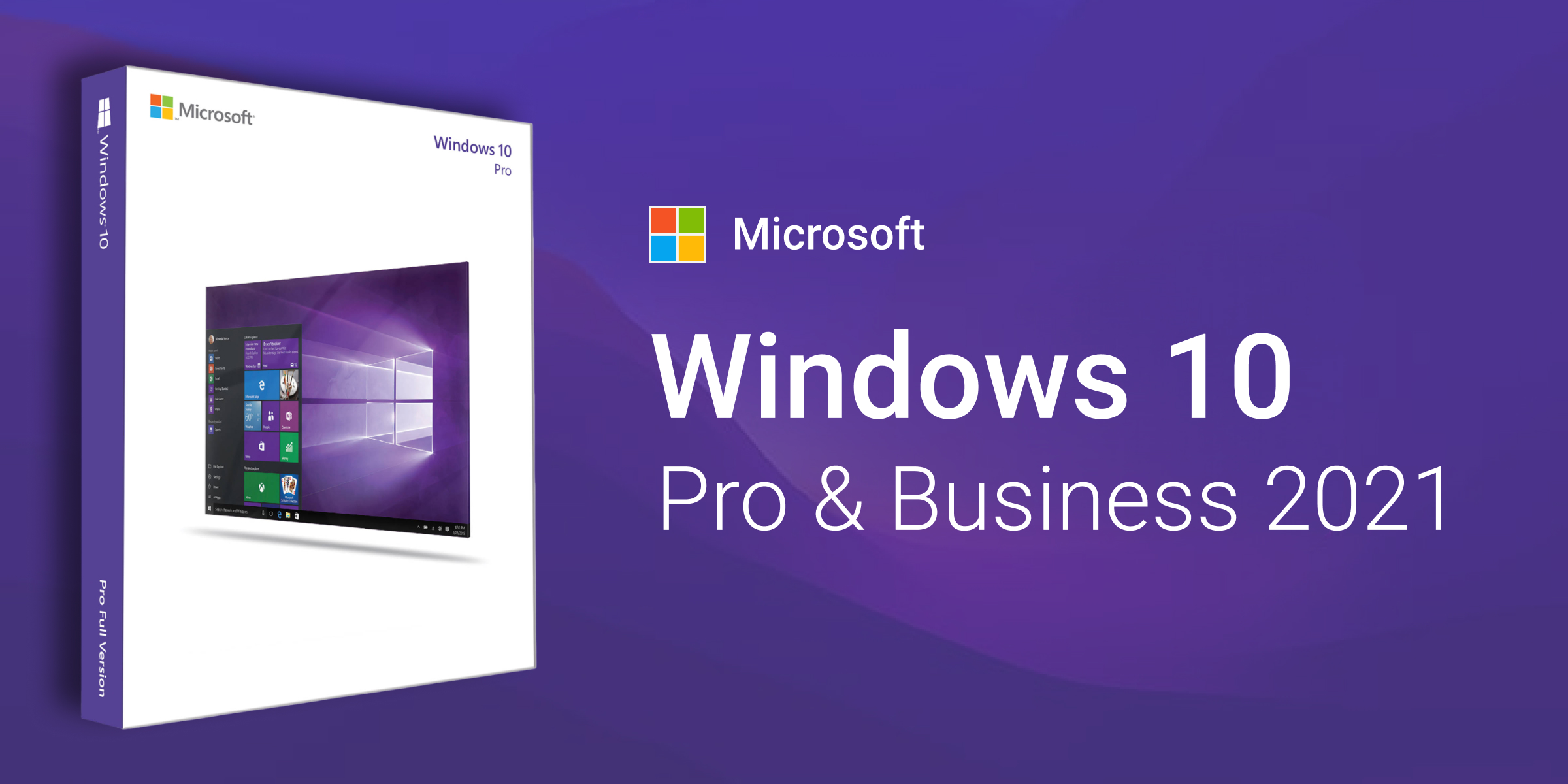 Microsoft Windows 10 Pro and Business 2021