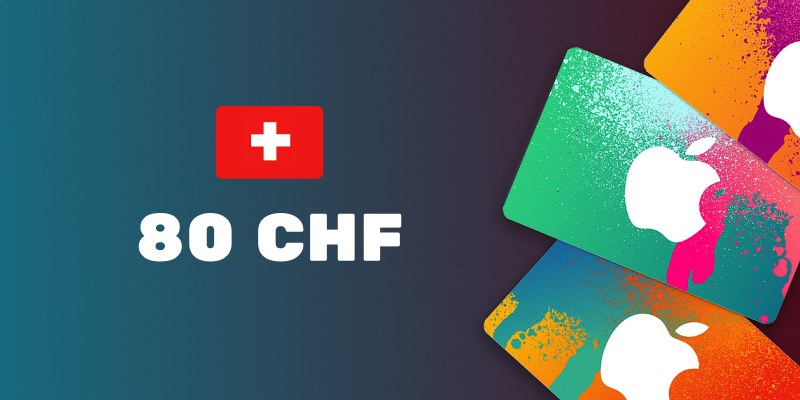 Apple iTunes Gift Card 80 CHF