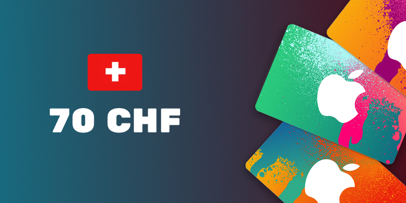 Apple iTunes Gift Card 70 CHF