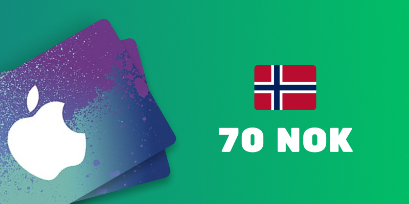 Apple iTunes Gift Card 70 NOK