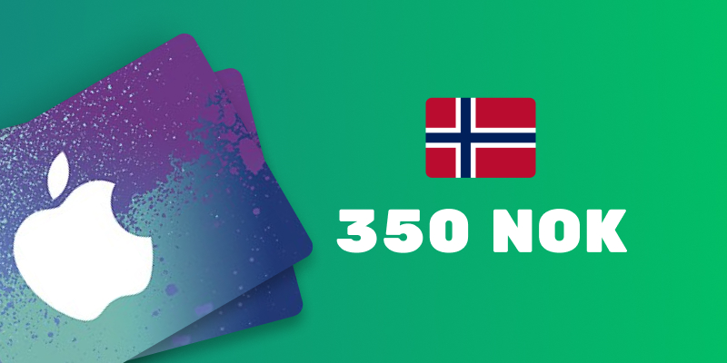 Apple iTunes Gift Card 350 NOK