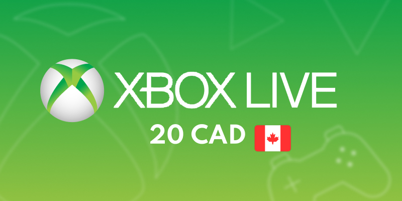 XBOX Live Gift Card 20 CAD