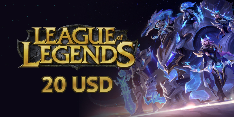 League of Legends Gift Card Riot 20 USD