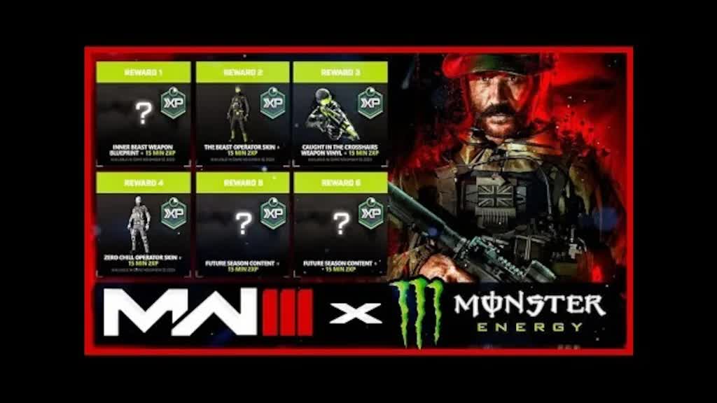 Monster Energy X Call of Duty 15 Min 2XP Token Call of Duty (Xbox Series X)
