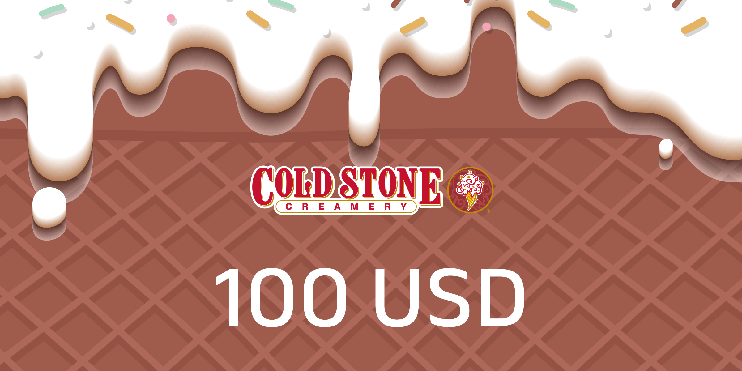 Cold Stone Creamery Gift Card 100 USD