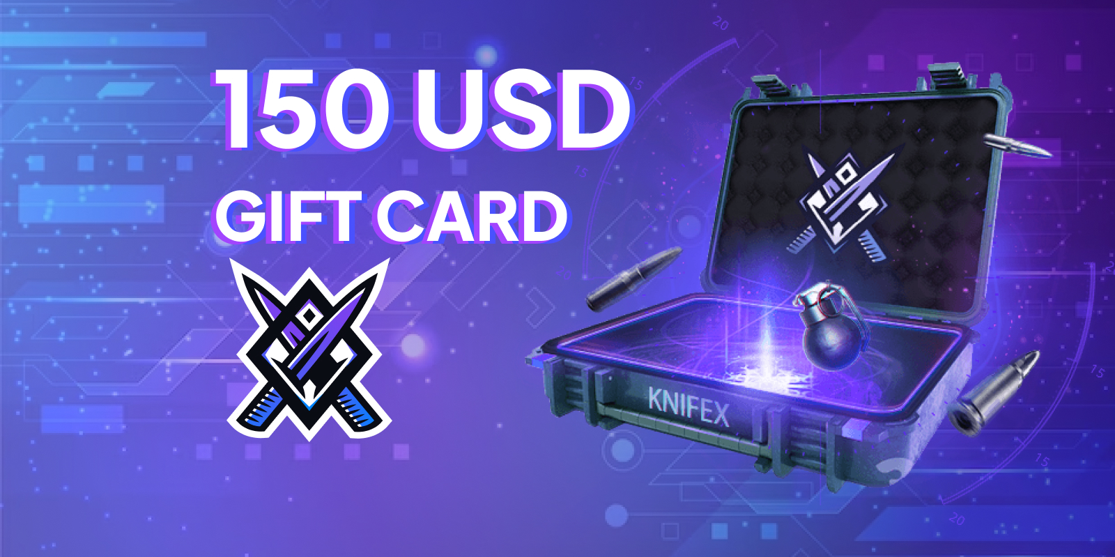 Knifex Gift Card 150 USD