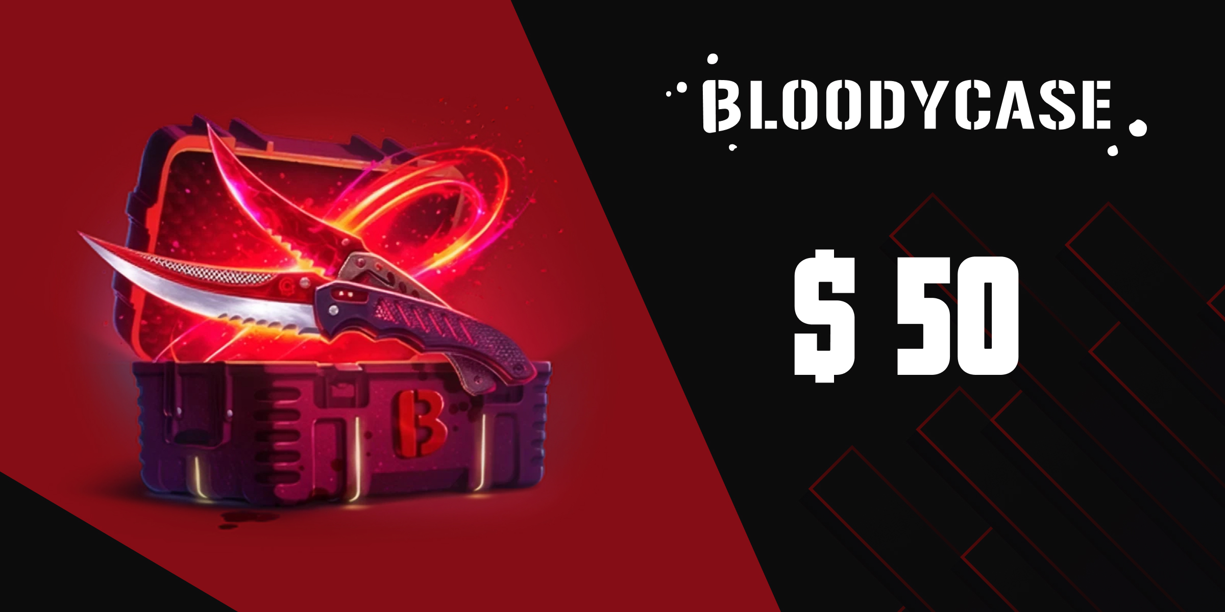 BloodyCase Gift Card 50 USD