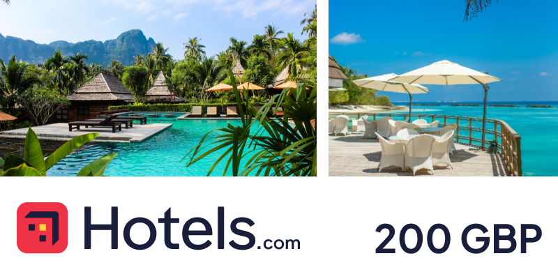 Hotelscom Gift Card 200 GBP