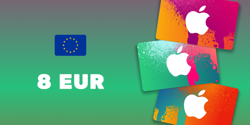 Apple iTunes Gift Card 8 EUR
