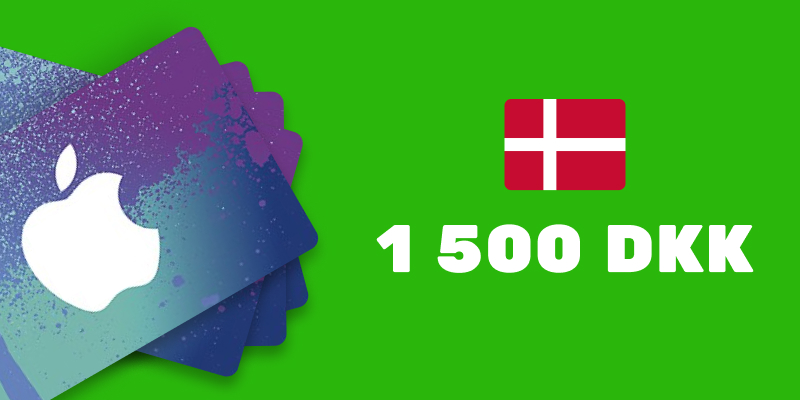 Apple iTunes Card 1500 DKK