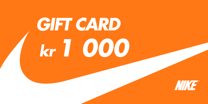 Nike Store Gift Card 1000 SEK