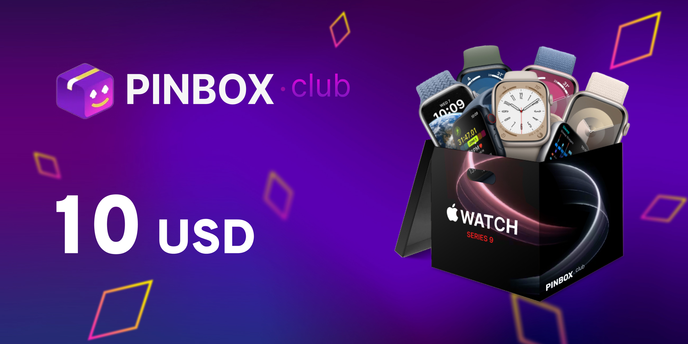 Pinbox Club Gift Card 10 USD