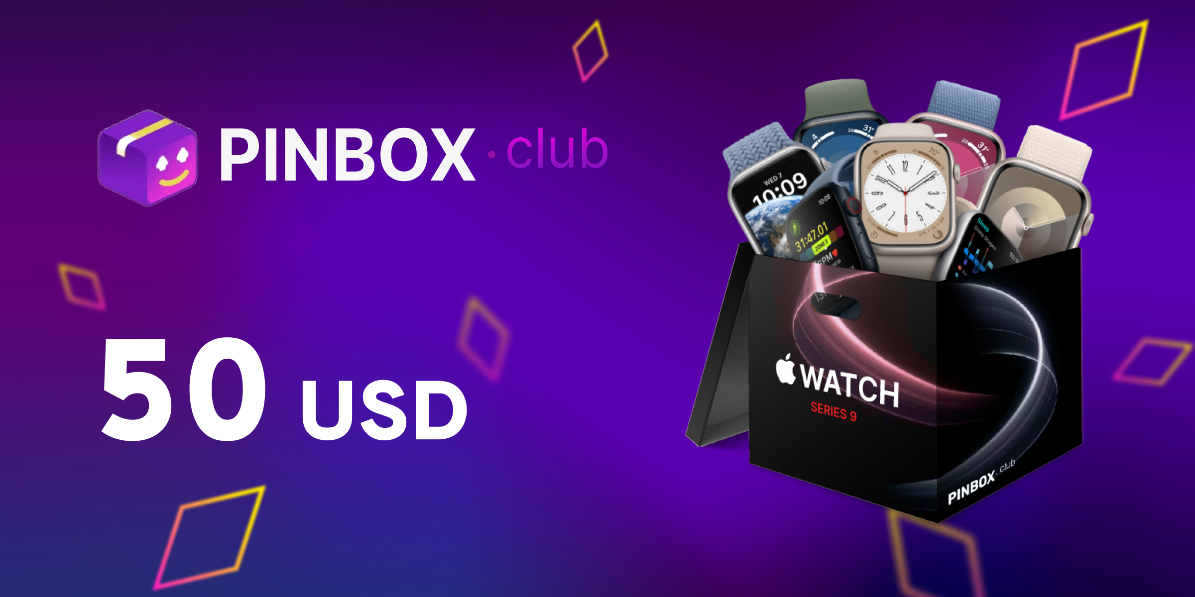 Pinbox Club Gift Card 50 USD