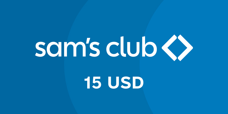 Sams Club Gift Card 15 USD