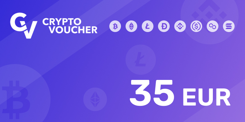 Crypto Voucher Gift Card 35 EUR
