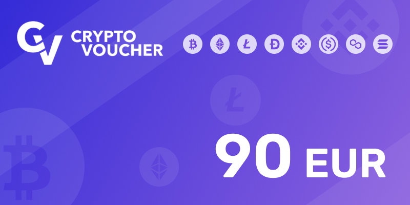 Crypto Voucher Gift Card 90 EUR