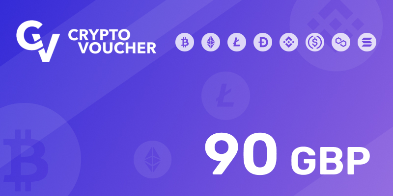 Crypto Voucher Gift Card 90 GBP