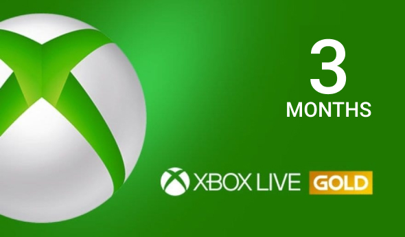Xbox Live GOLD Subscription Card 3 Months