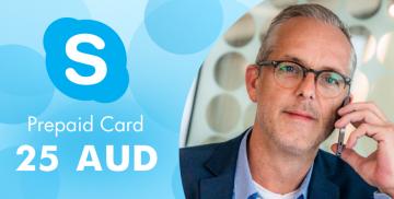 Buy Skype Prepaid Gift Card 25 AUD