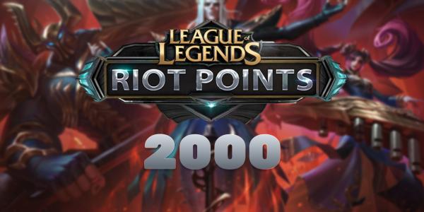 Kaufen League of Legends Riot Points 2000 RP 