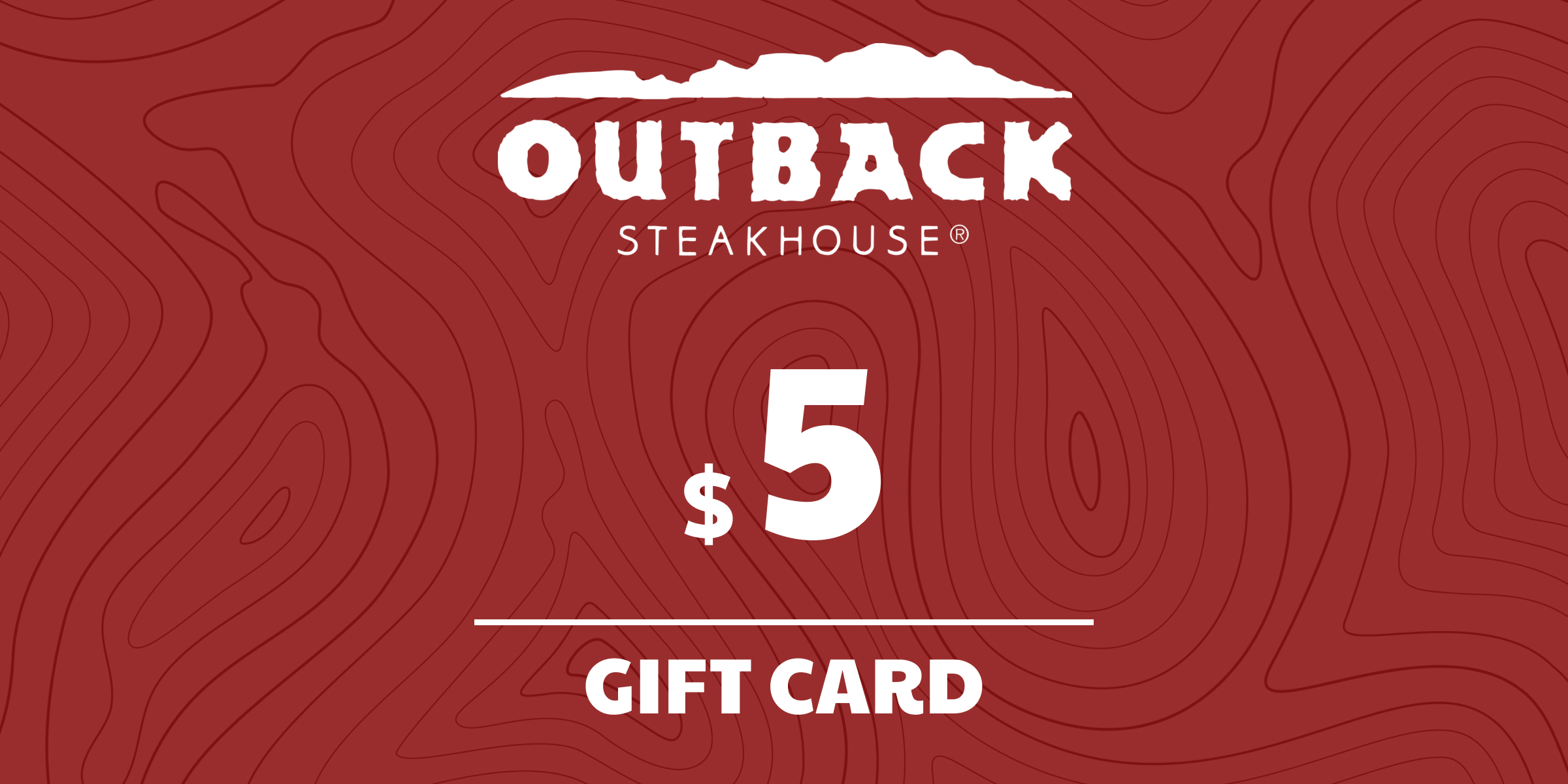 Outback Steakhouse Gift Card 5 USD