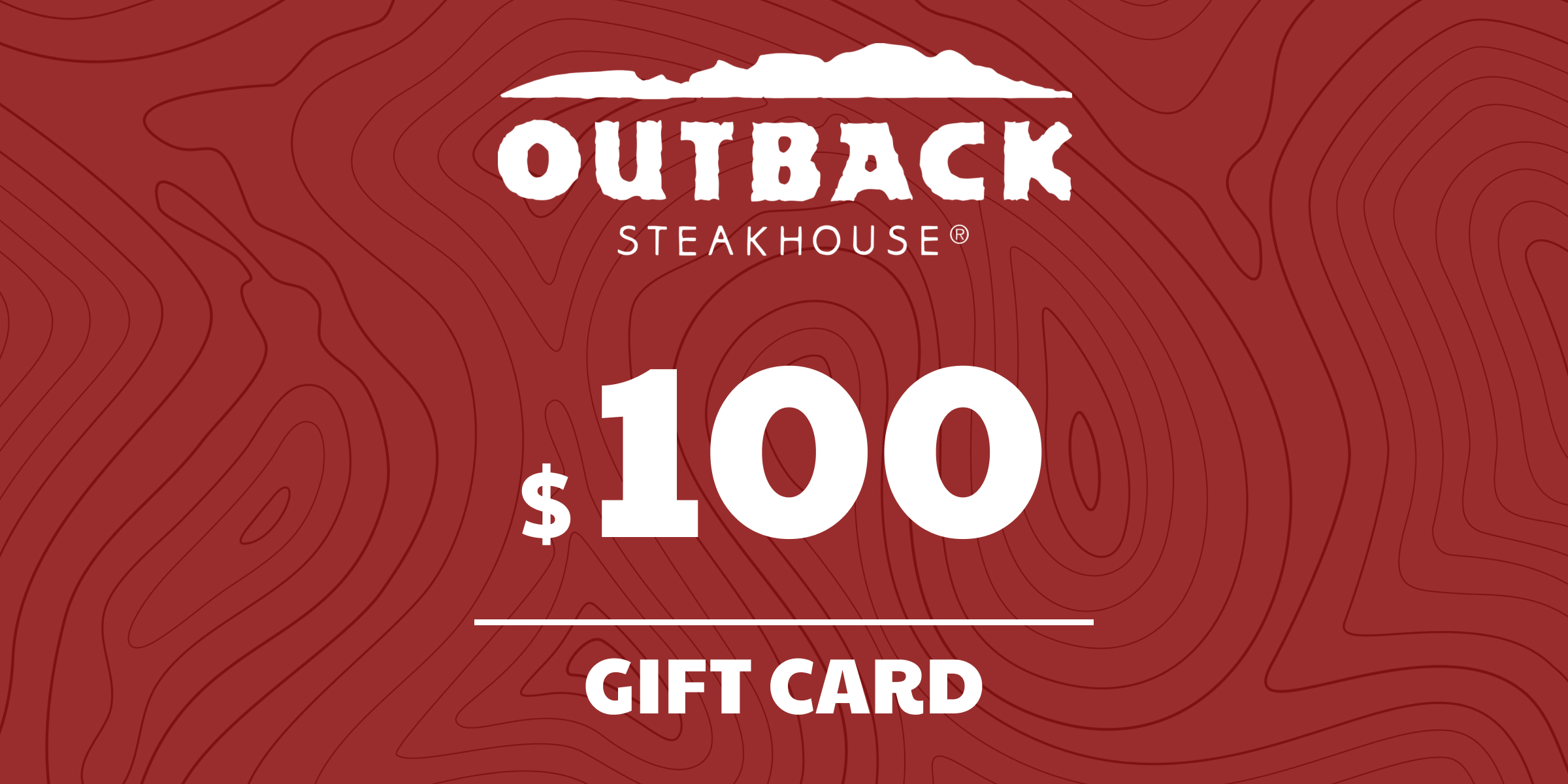 Outback Steakhouse Gift Card 100 USD
