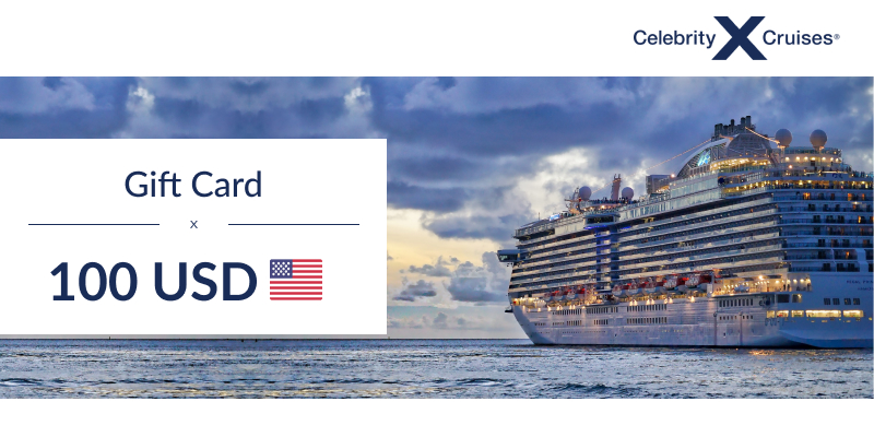 Celebrity Cruises Gift Card 100 USD