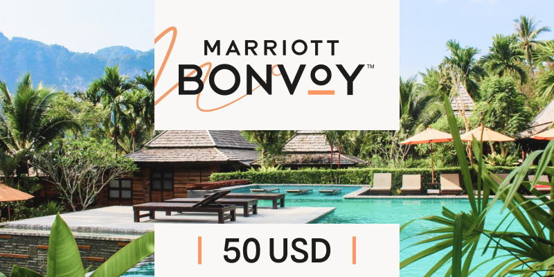 Marriot Bonvoy Gift Card 50 USD