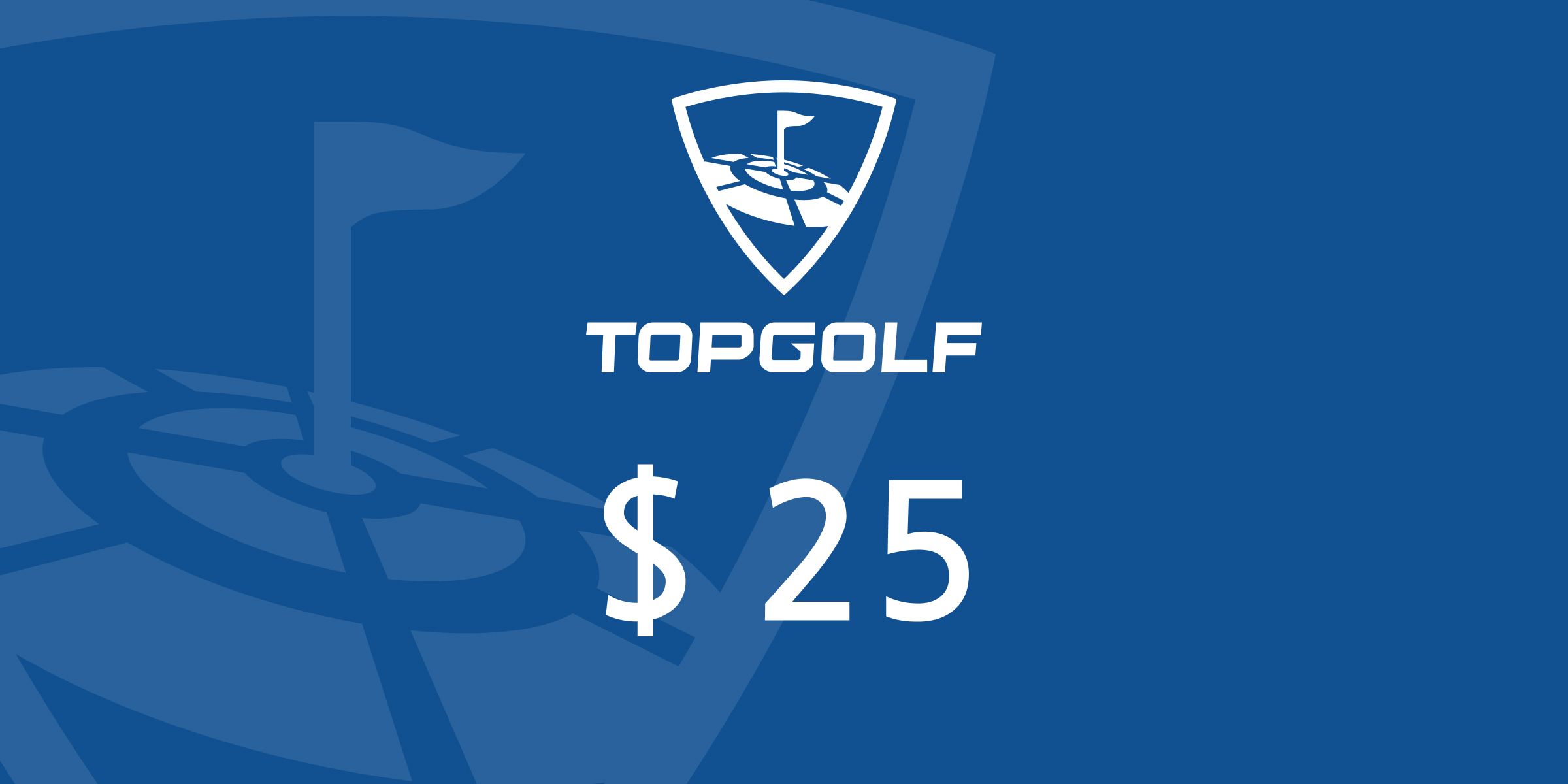 Topgolf Gift Card 25 USD