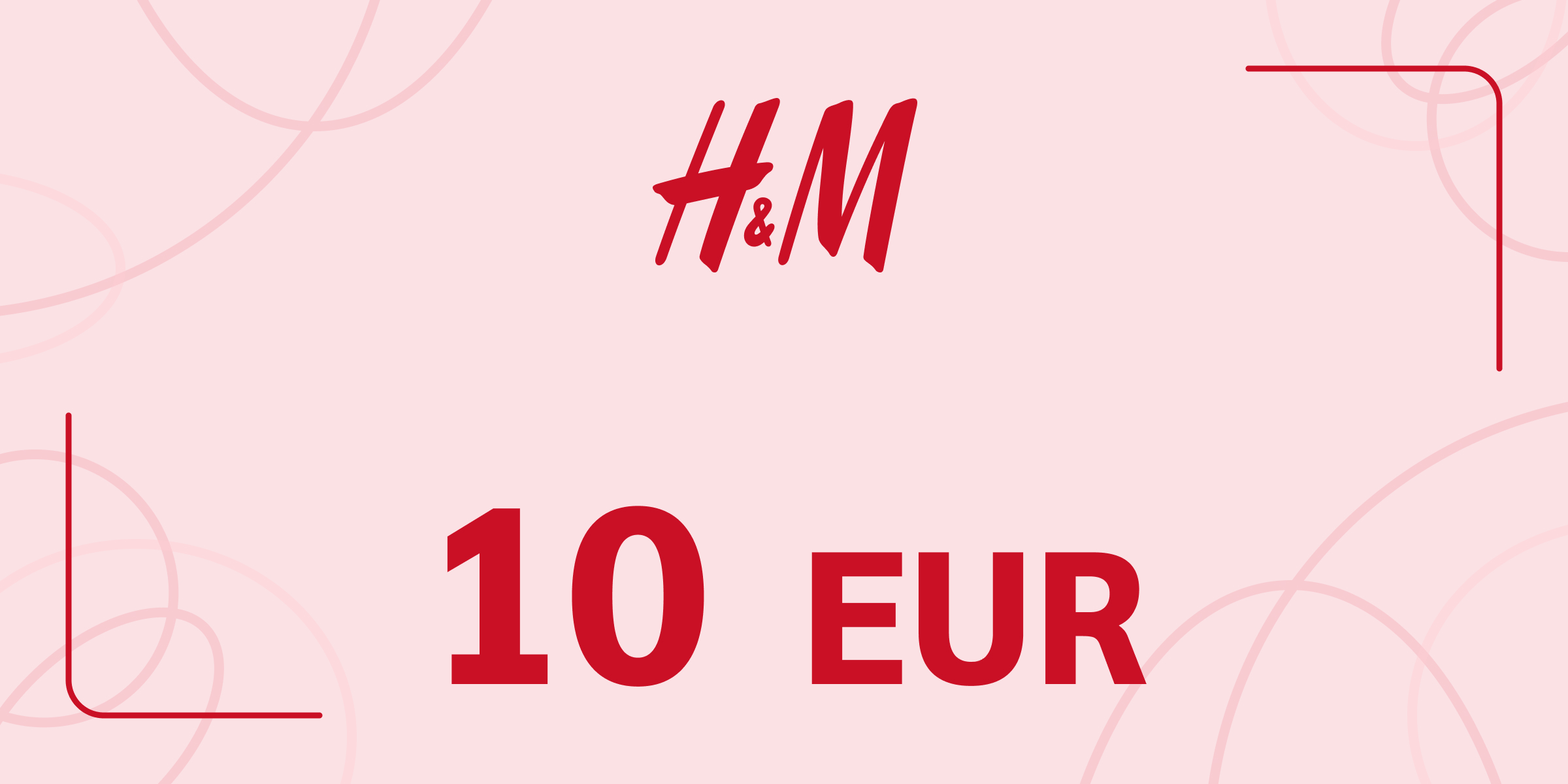 H and M Gift Card 10 EUR