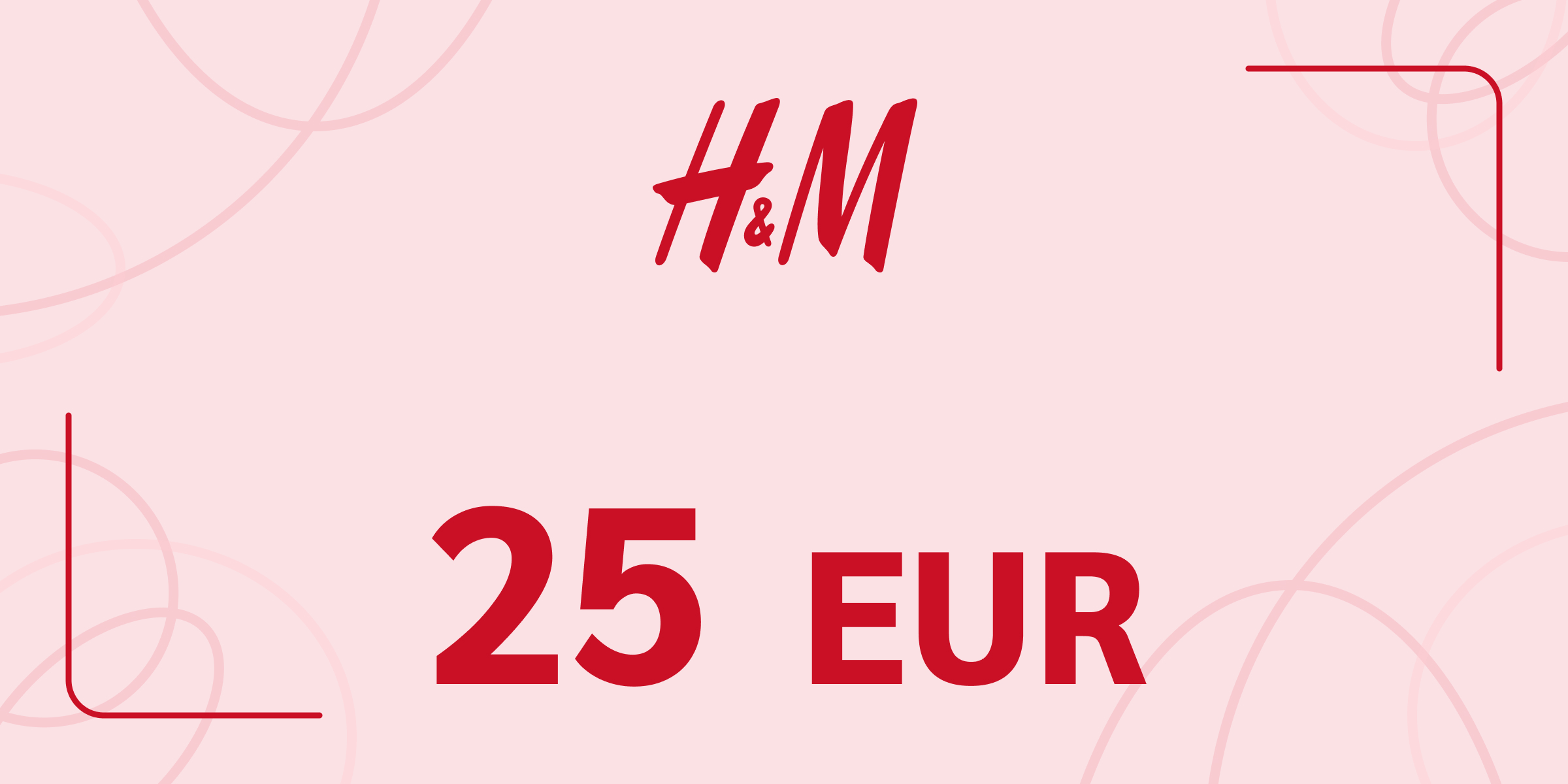 H and M Gift Card 25 EUR