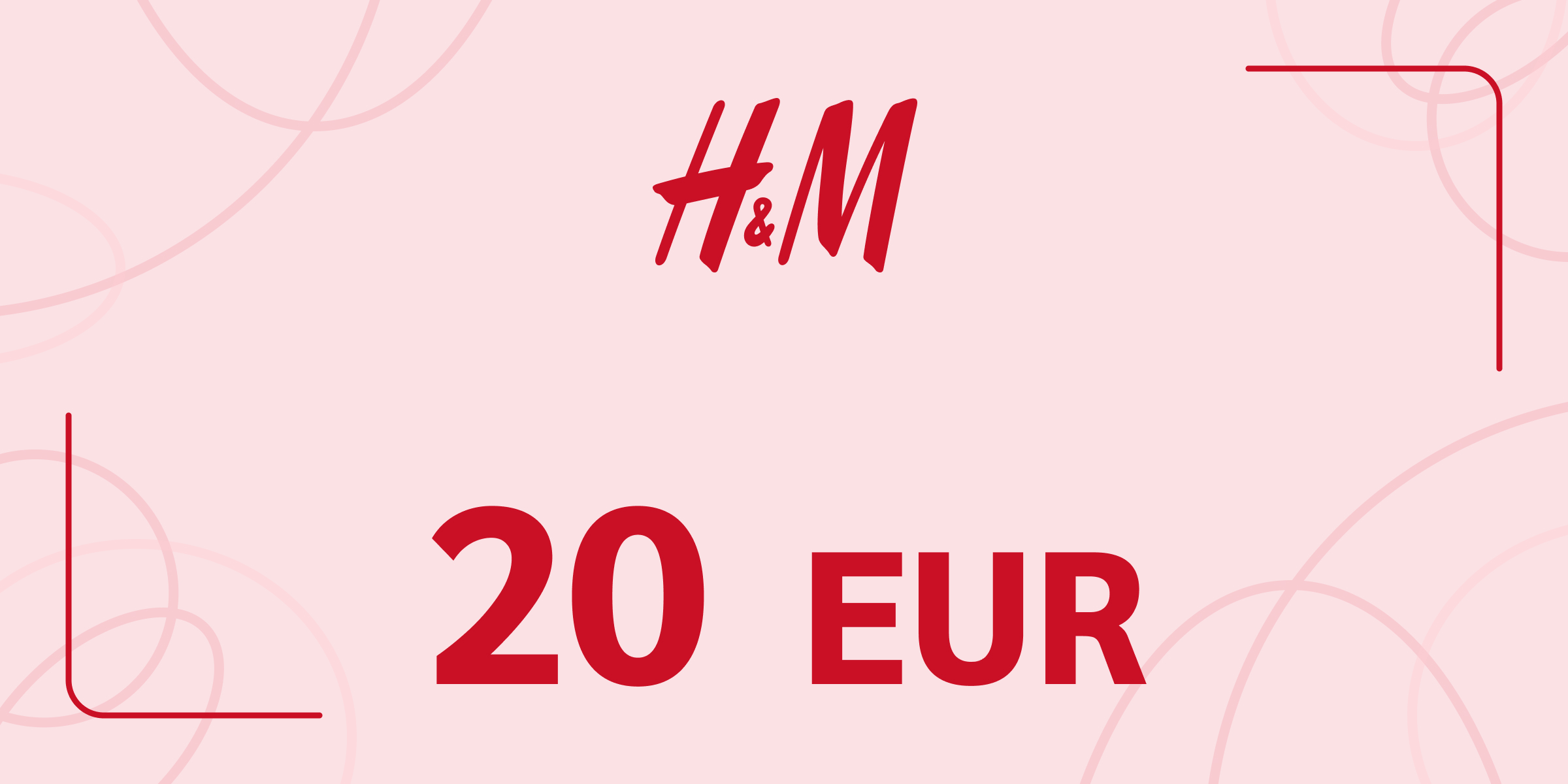 H and M Gift Card 20 EUR