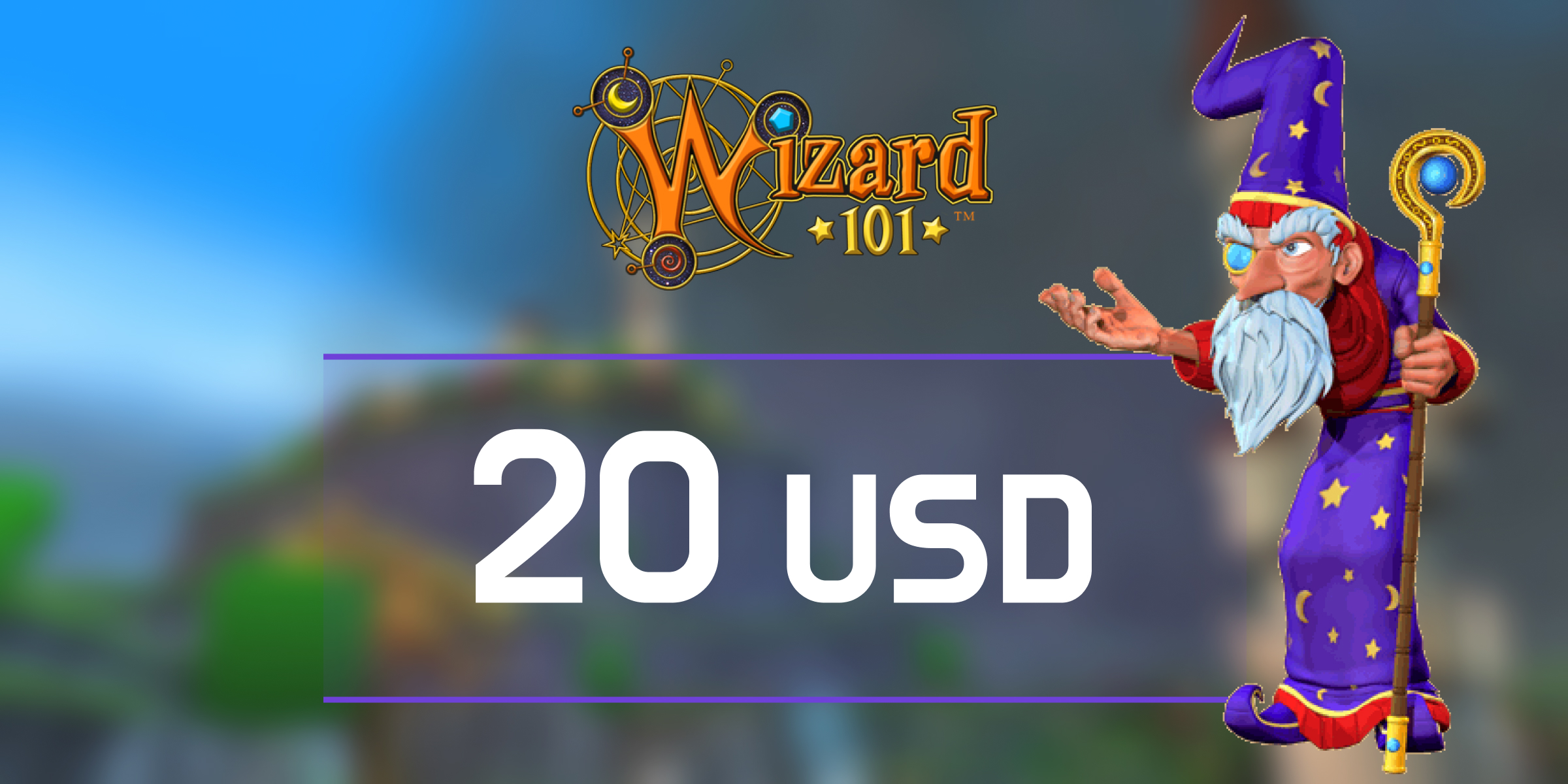 Wizard 101 Gift Card 10 USD
