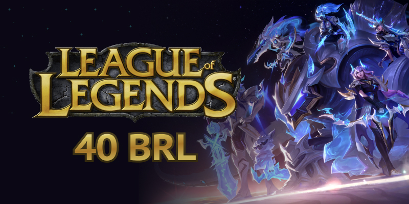 League of Legends Gift Card Riot 40 BRL