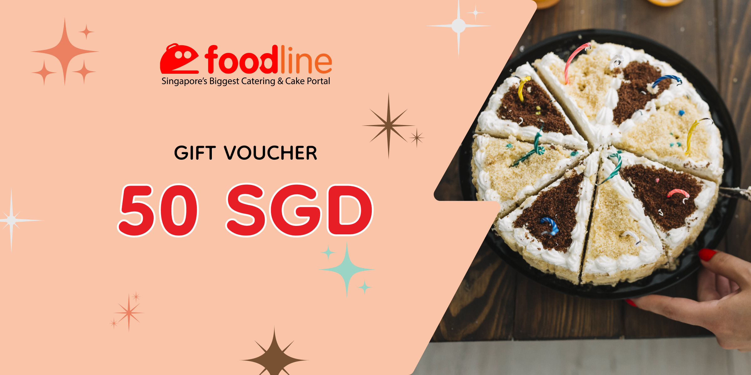 FoodLine Gift Card 50 SGD