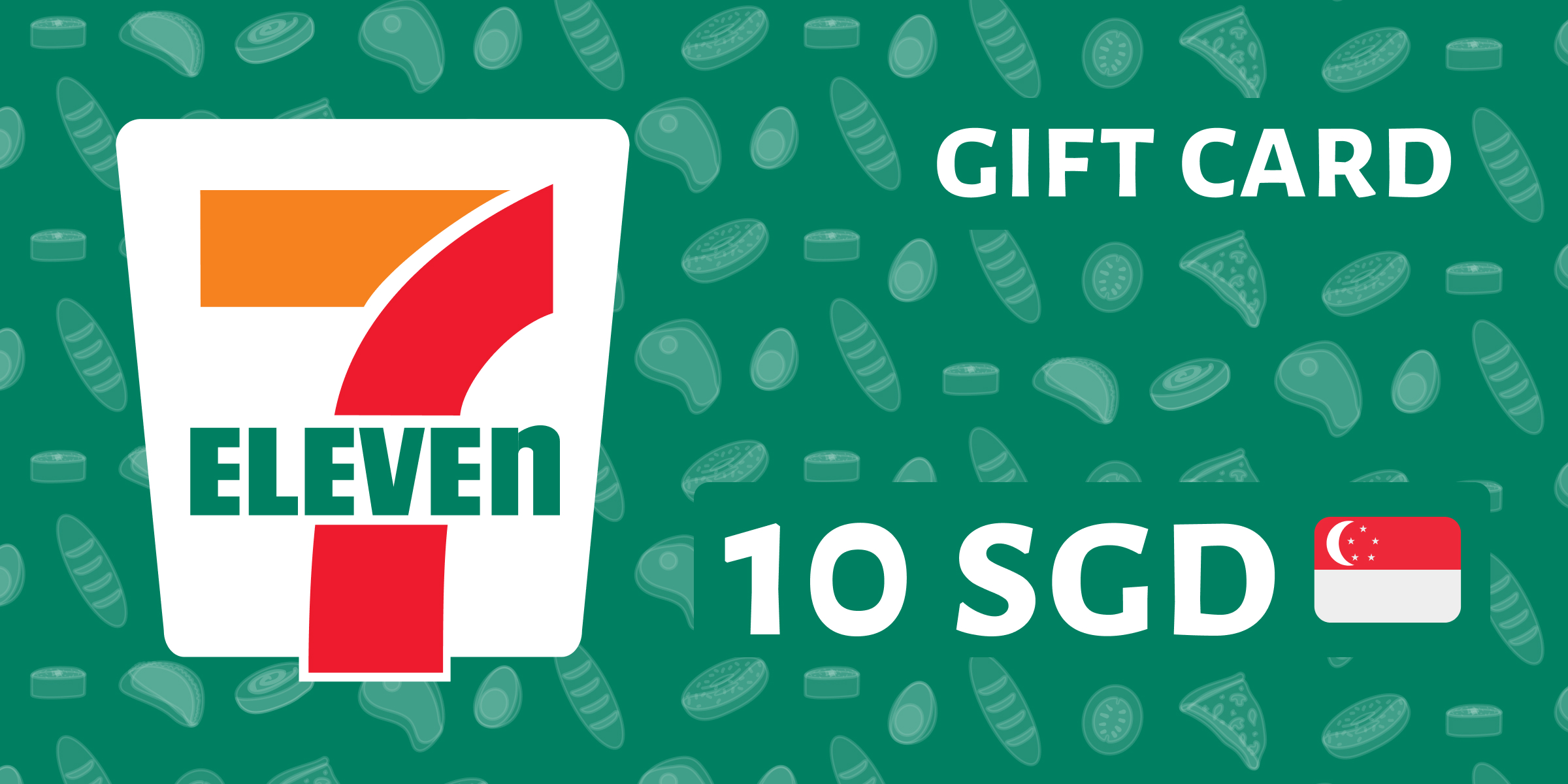 7 Eleven Gift Card 10 SGD