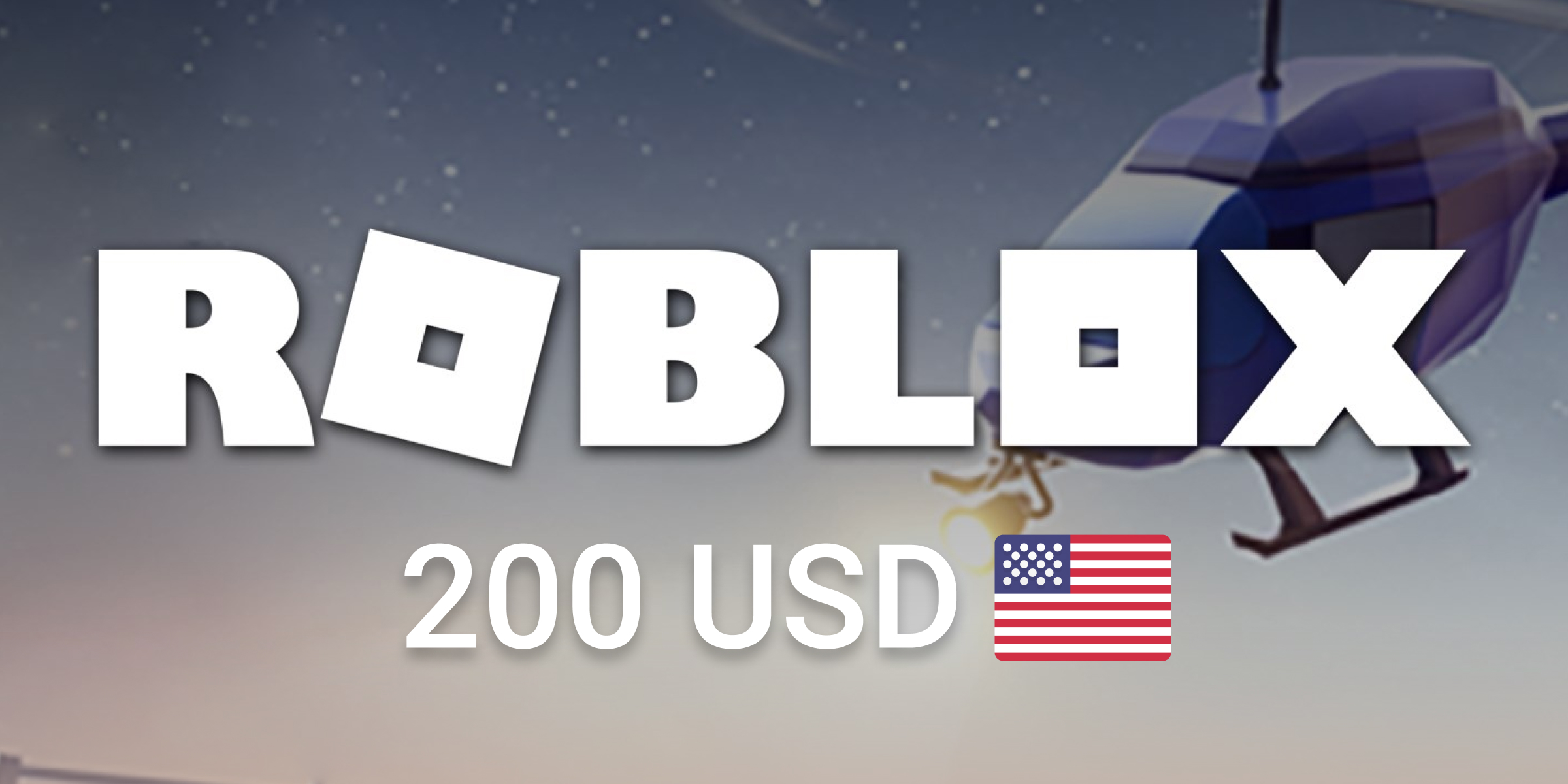 Roblox Gift Card 200 USD