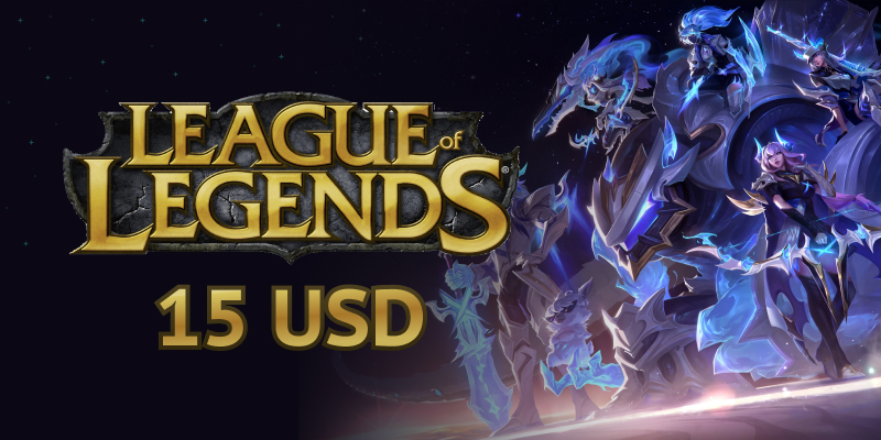 League of Legends Gift Card Riot 15 USD