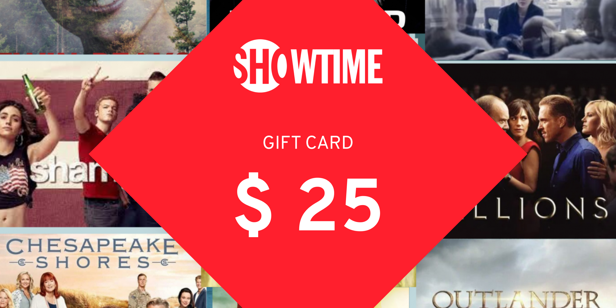 Showtime Gift Card 25 USD