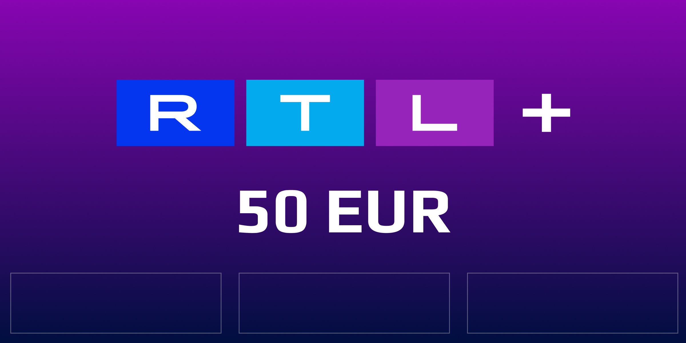 RTL Plus Gift Card 50 EUR