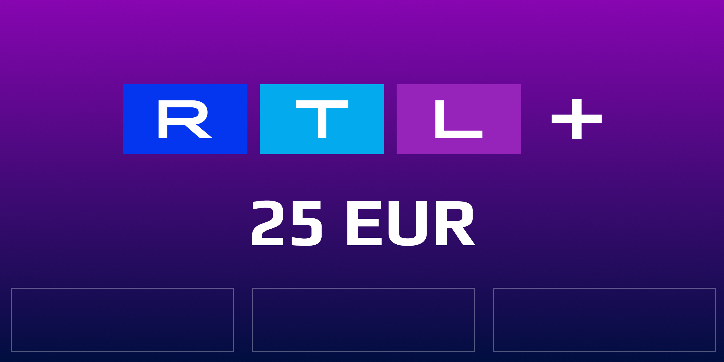 RTL Plus Gift Card 25 EUR