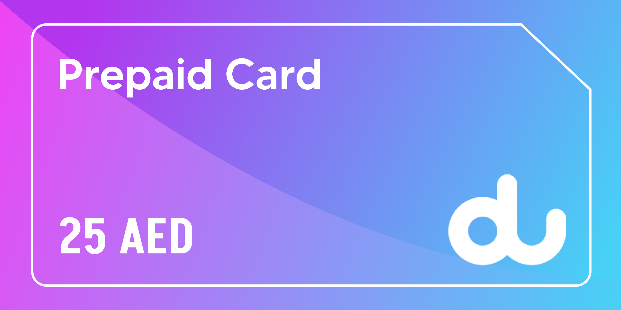 Du Prepaid Card 25 AED